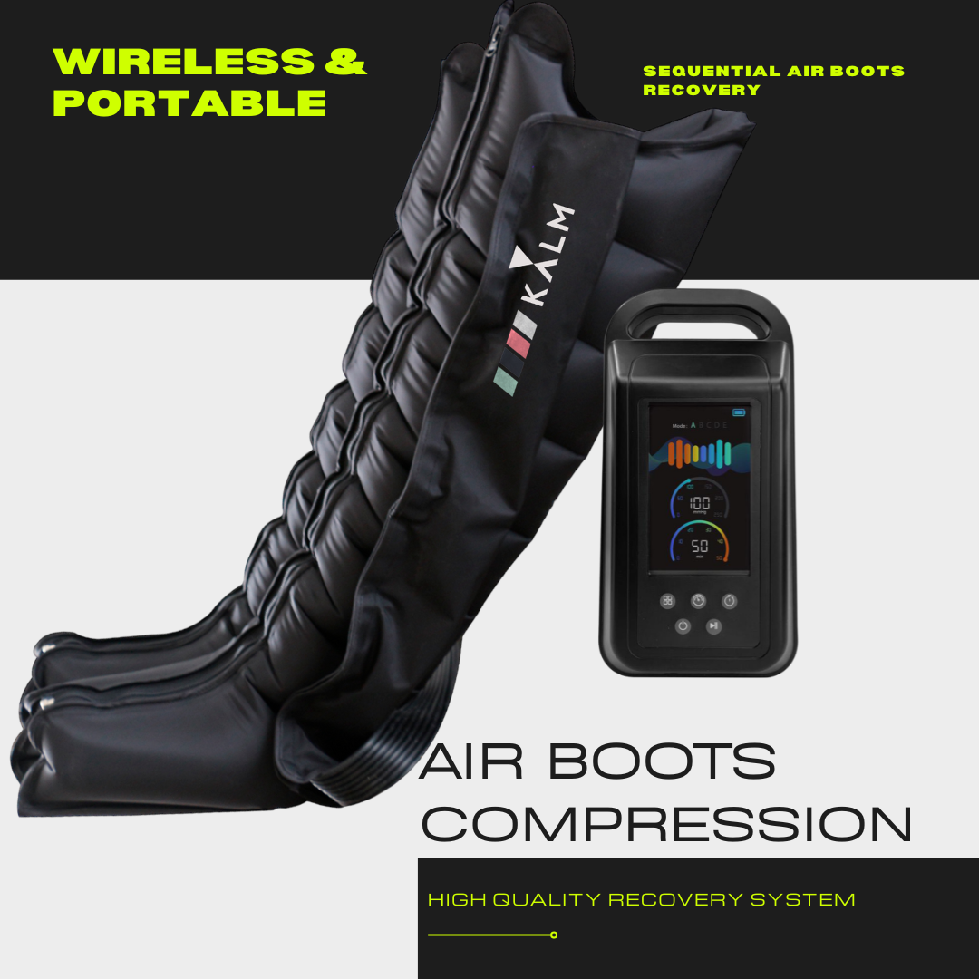 Kalm AIRE Wireless Compression Boots - Recovery System for Foot and Leg
