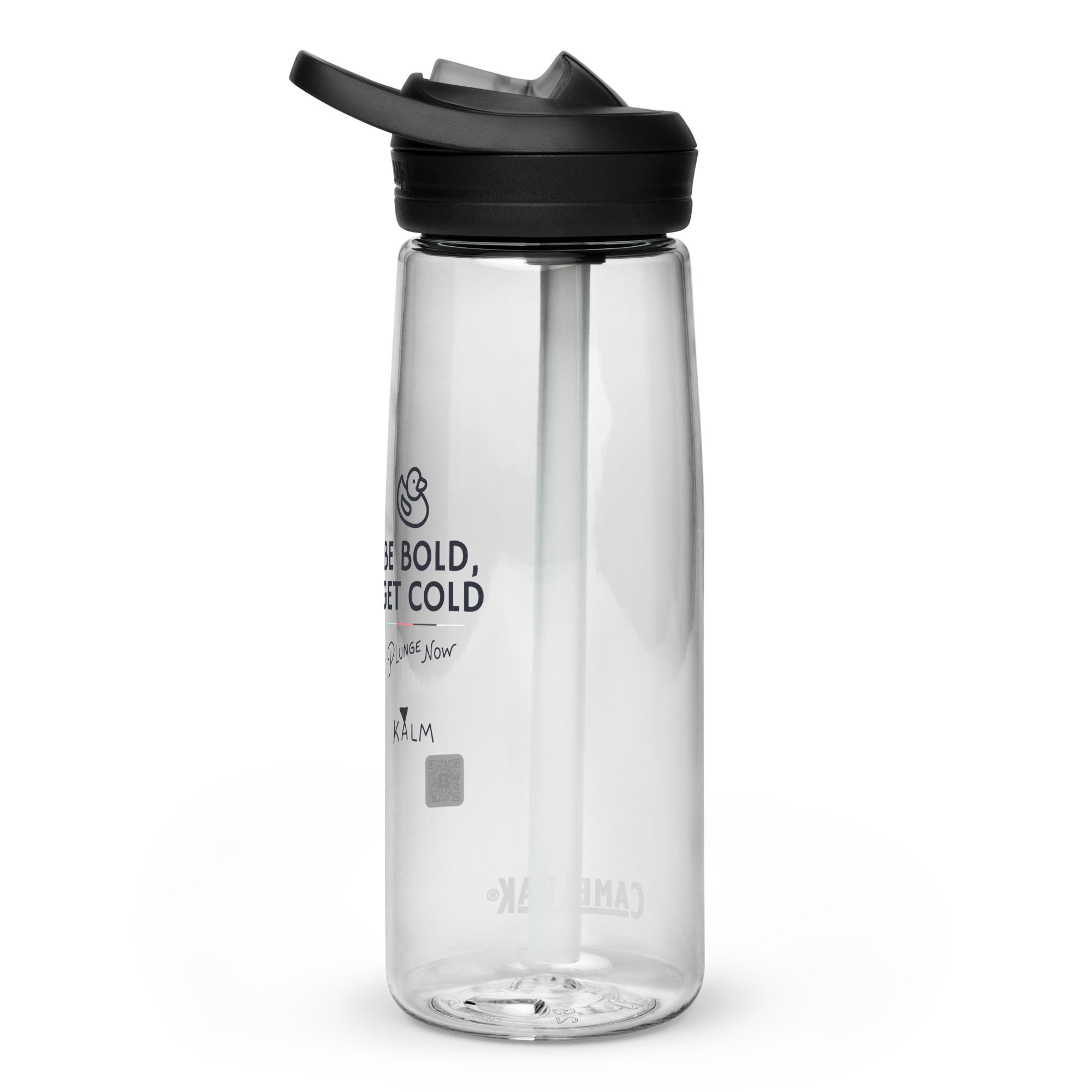 Kalm Be Bold Get Cold Sports Water Bottle