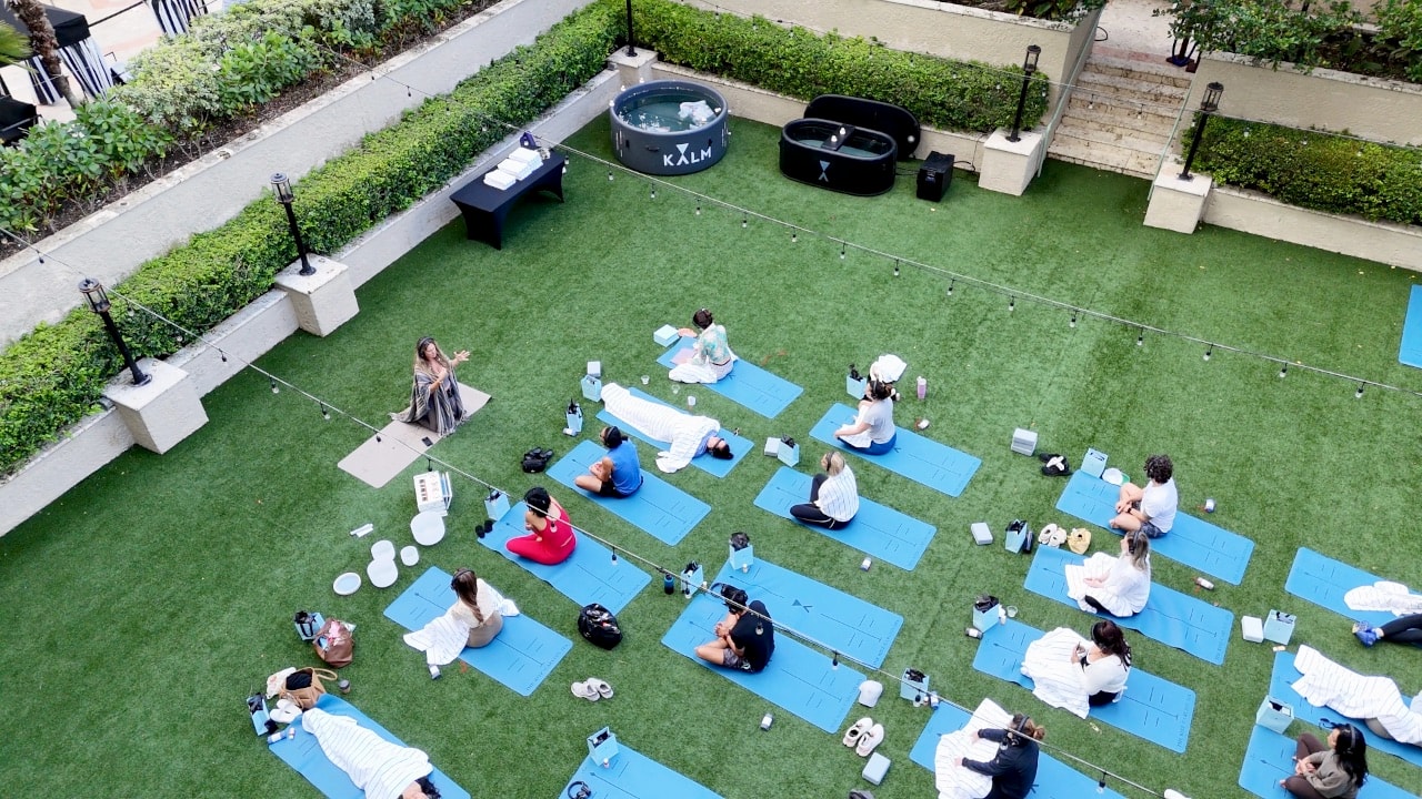Aerial view Ritz-Carlton Kalm event
