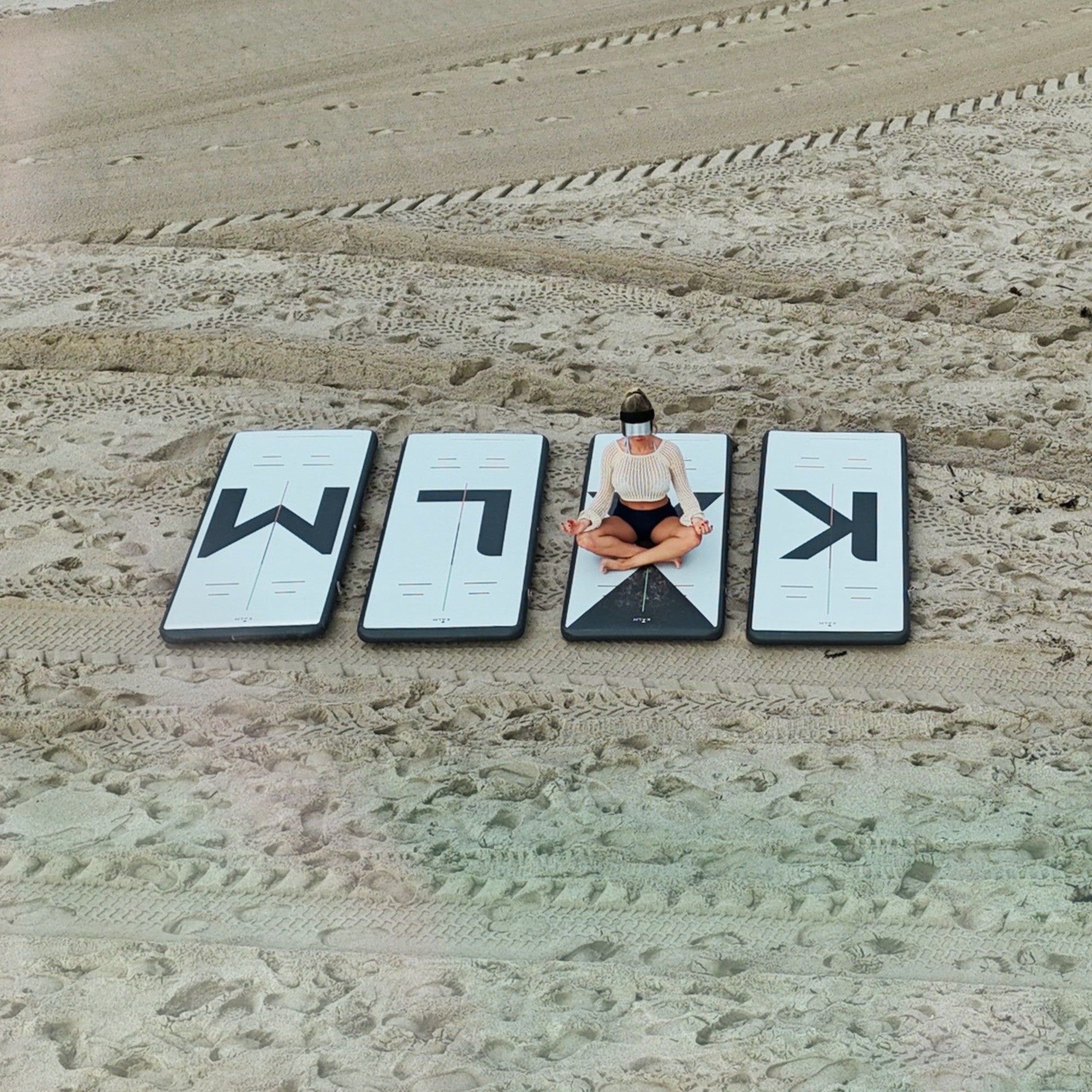 Kalm Now® KORE Beach Yoga Board for Yoga on the Beach