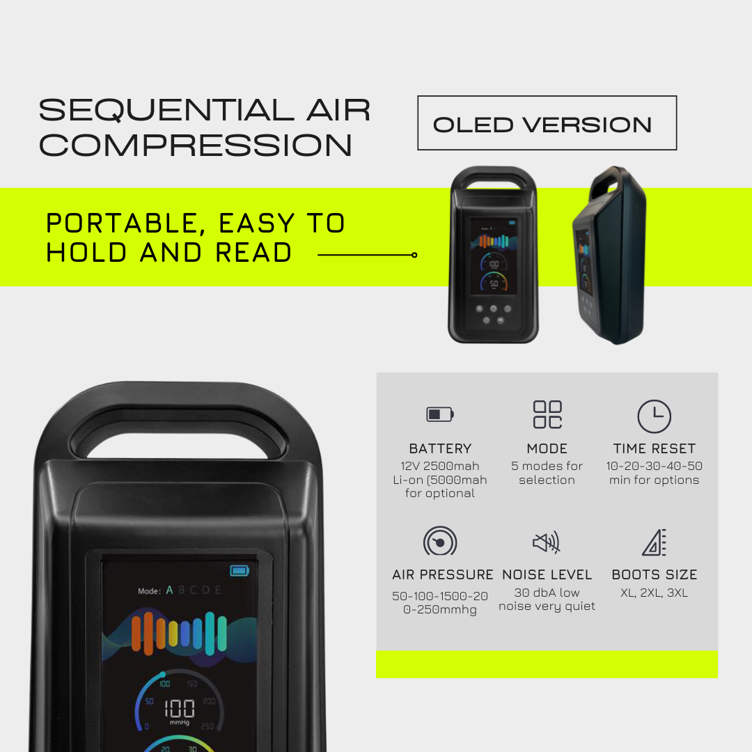 Kalm Now® AIRE Wireless Air Compression Boots - Recovery System for Foot and Leg