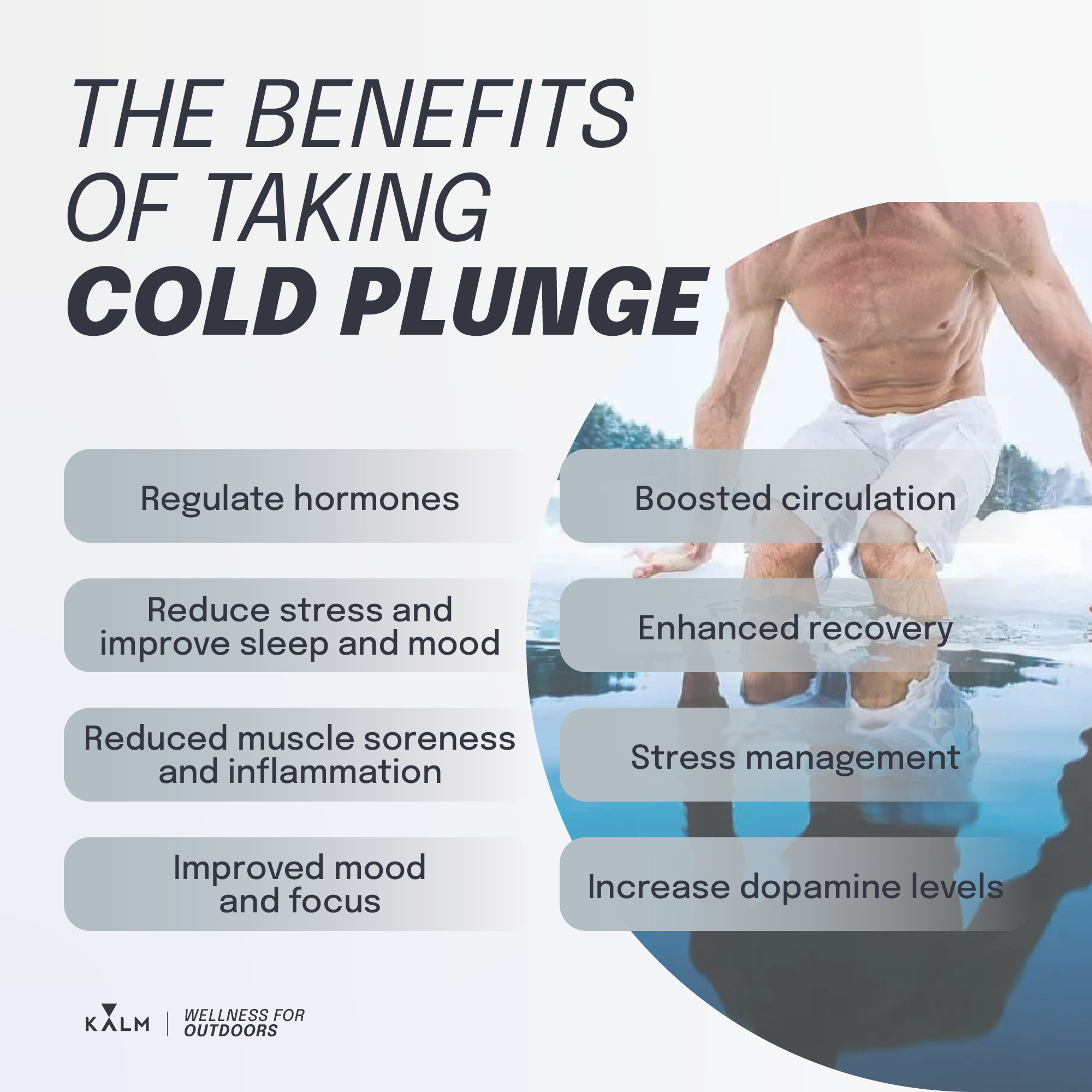 Kalm Now® Inflatable Cold Plunge Tub - Fully Insulated and Portable