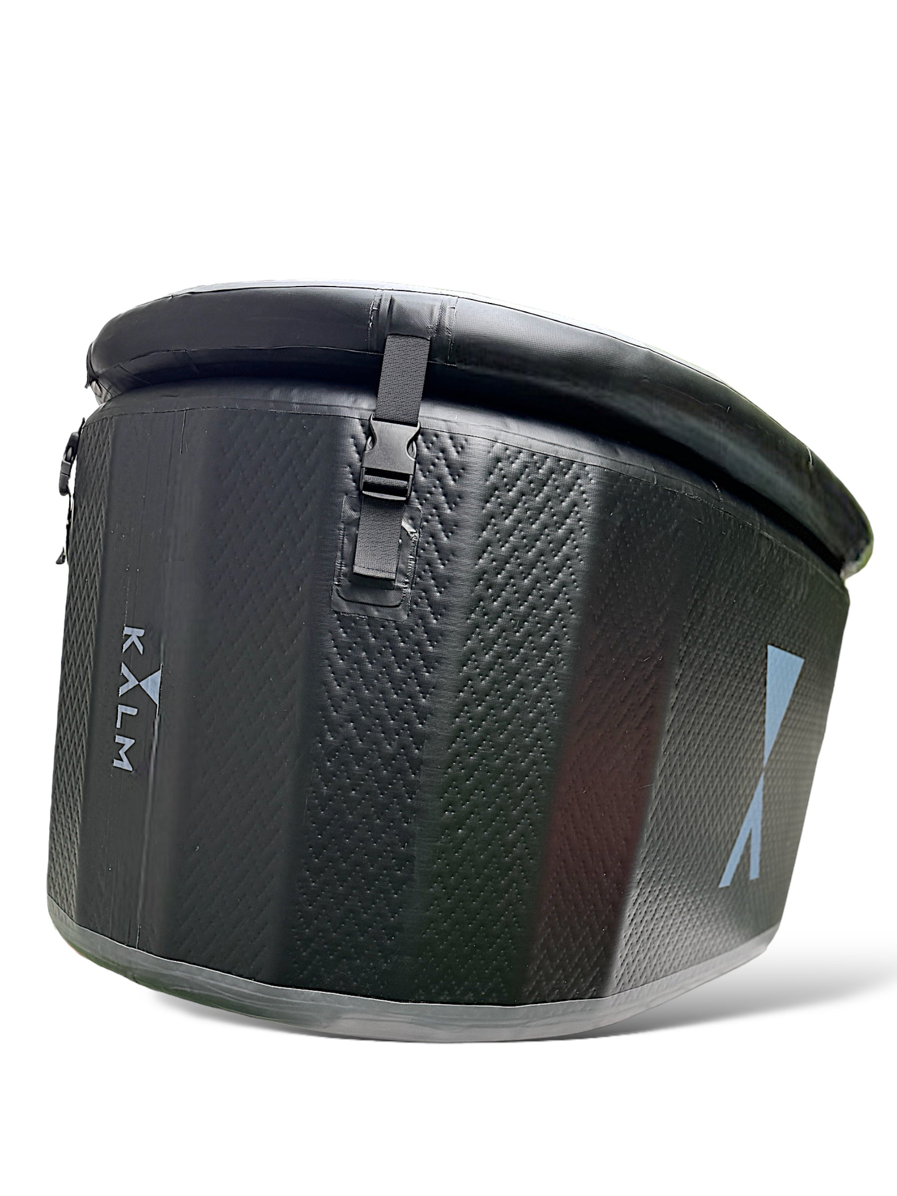Kalm Now® Inflatable Cold Plunge Tub with Lid and Chiller - Insulated Ice bath with Two Covers for Outdoors