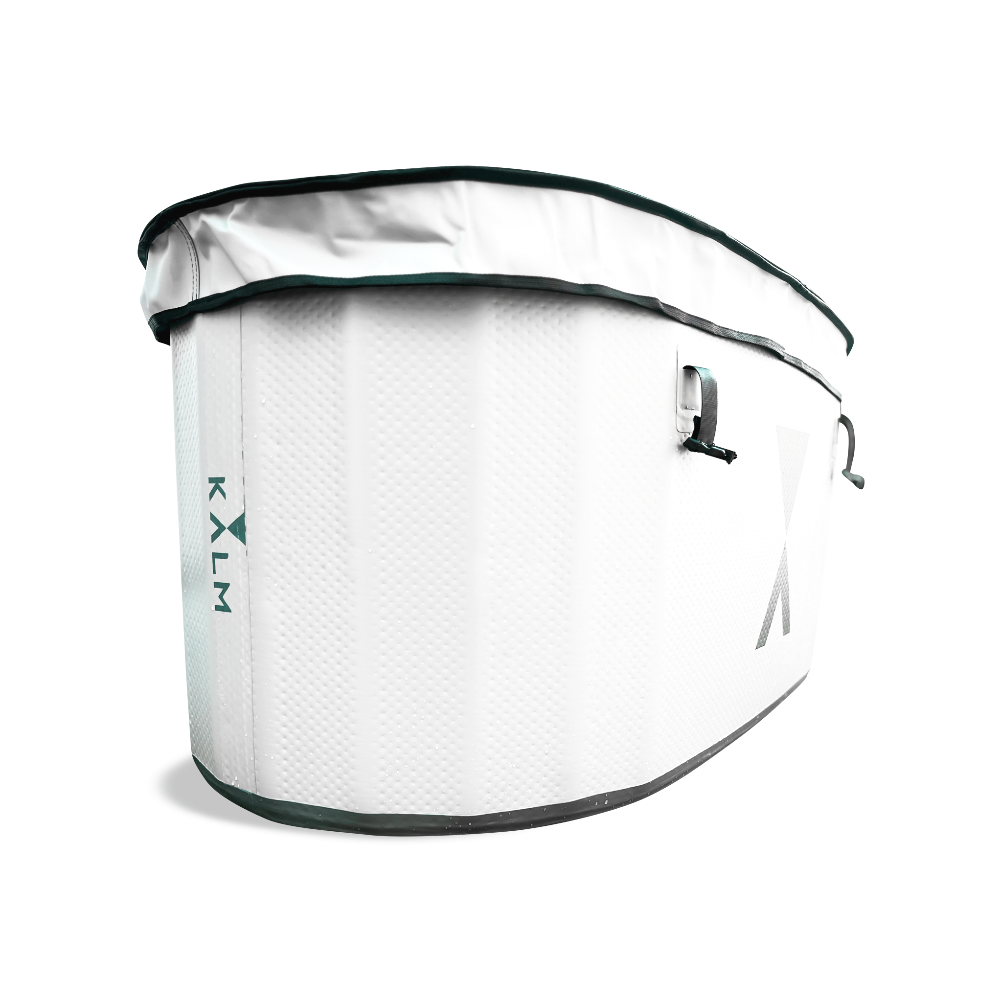 Kalm Now® Inflatable Cold Plunge Tub with Lid and Chiller - Insulated Ice bath with Two Covers for Outdoors