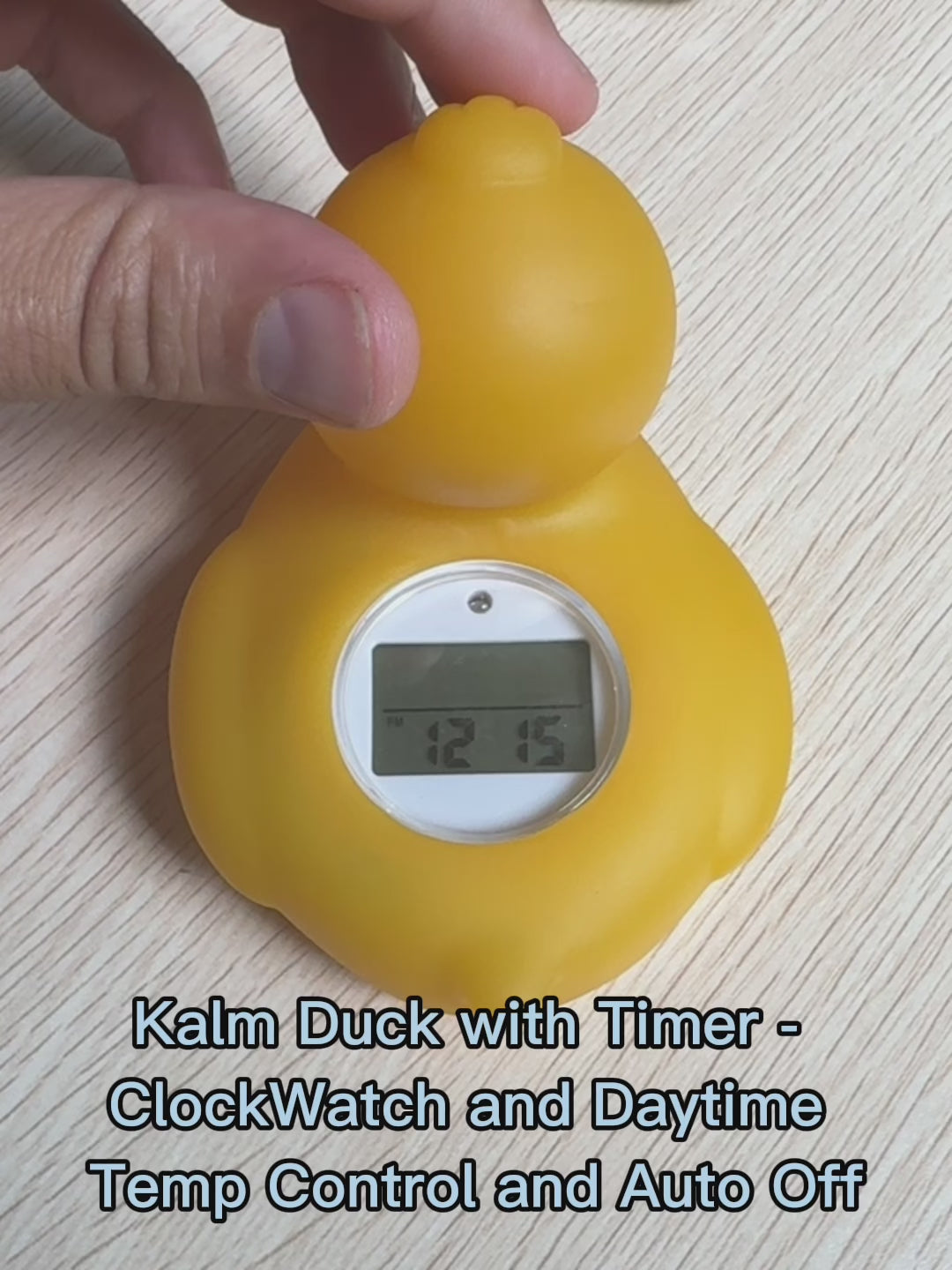 Kalm Rubber Duck with Thermometer and Timer - Cold Plunge Thermometer