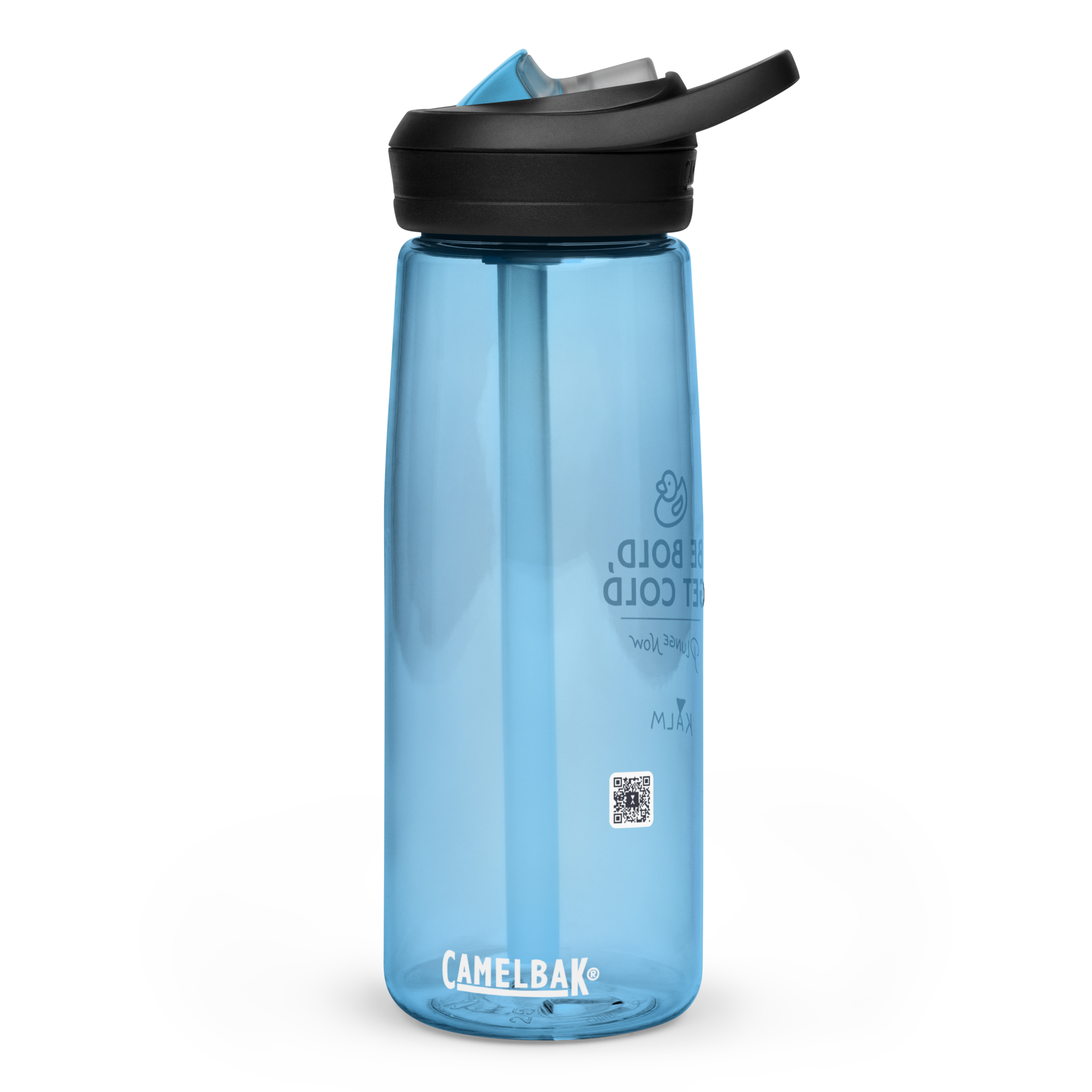Kalm Be Bold Get Cold Sports Water Bottle