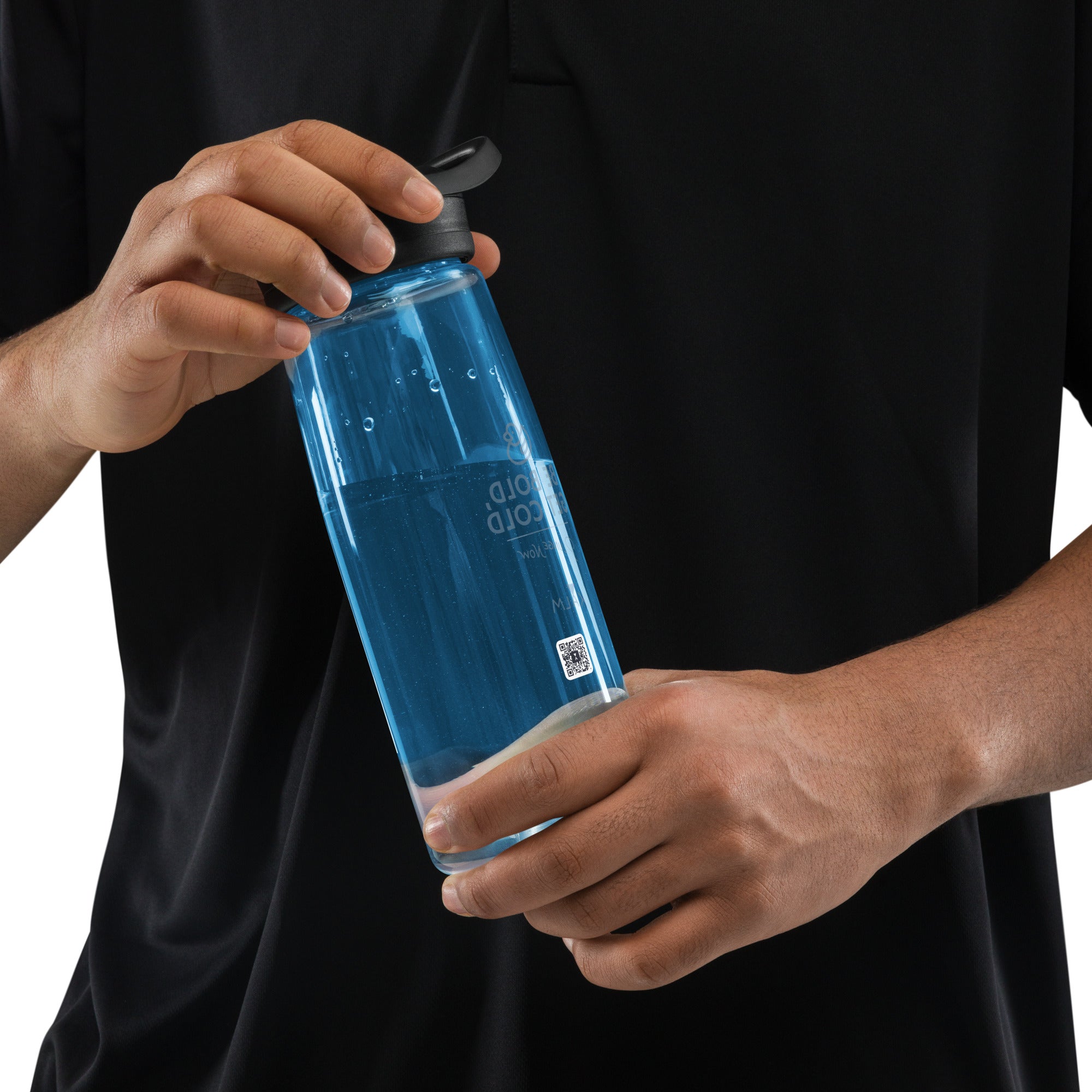 Kalm Be Bold Get Cold Sports Water Bottle