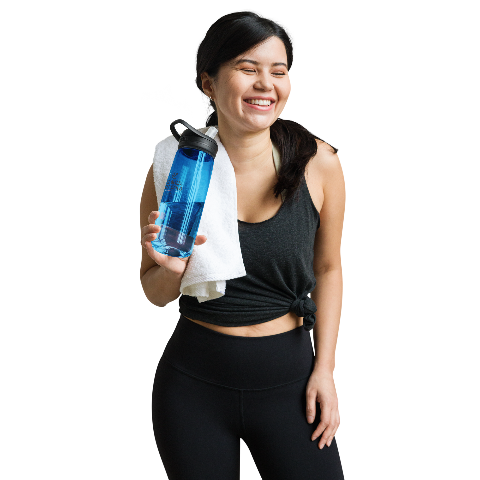 Kalm Be Bold Get Cold Sports Water Bottle