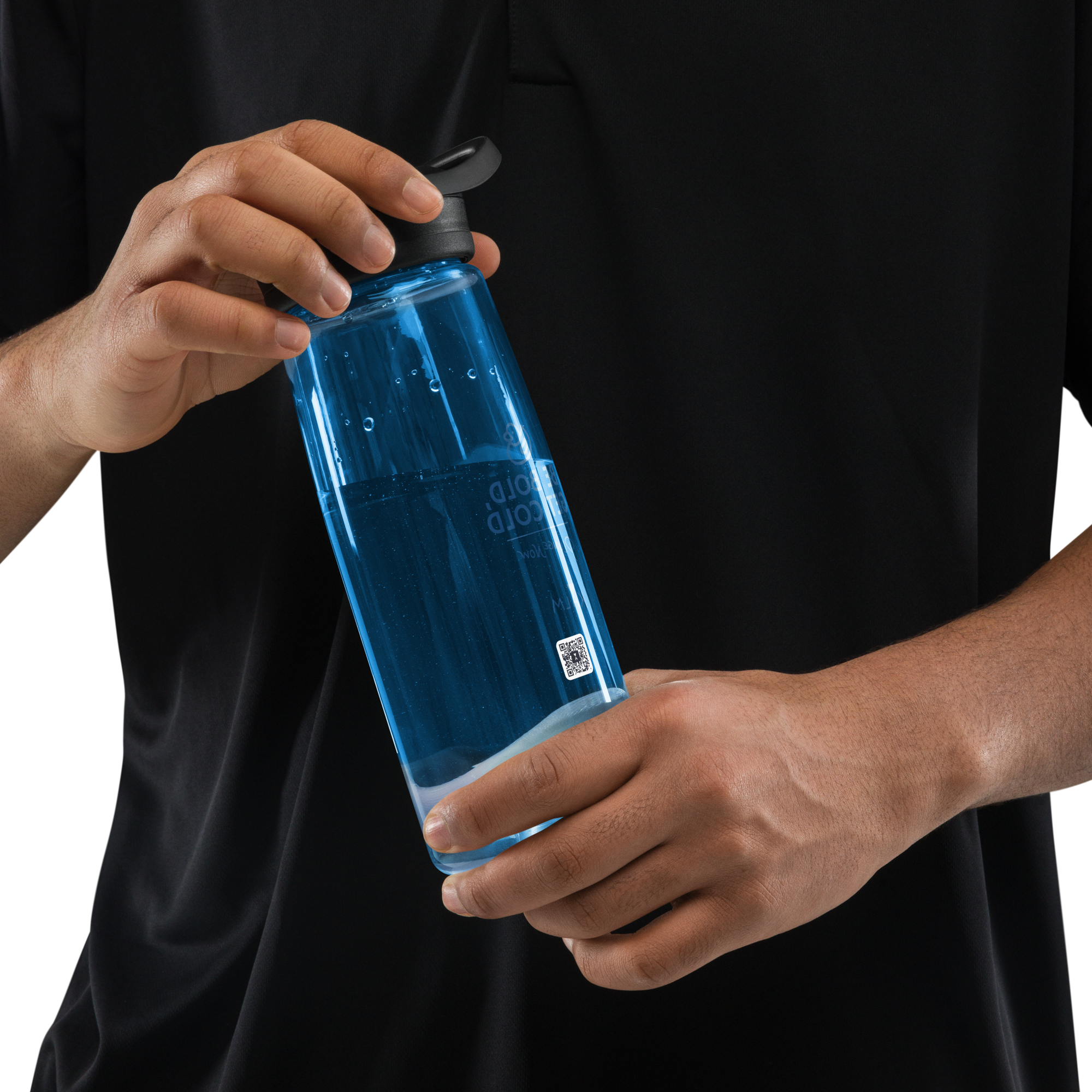 Kalm Be Bold Get Cold Sports Water Bottle