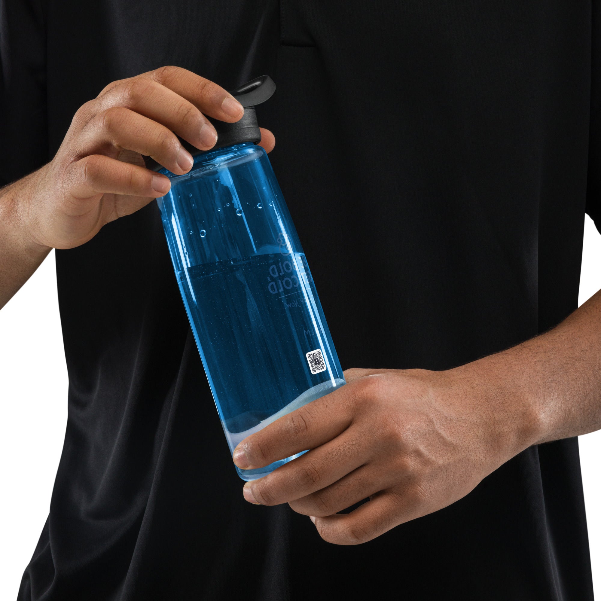 Kalm Be Bold Get Cold Sports Water Bottle
